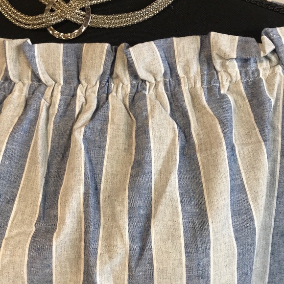 BLUE & Gray STRIPED TUNIC DRESS - Picture 2 of 8